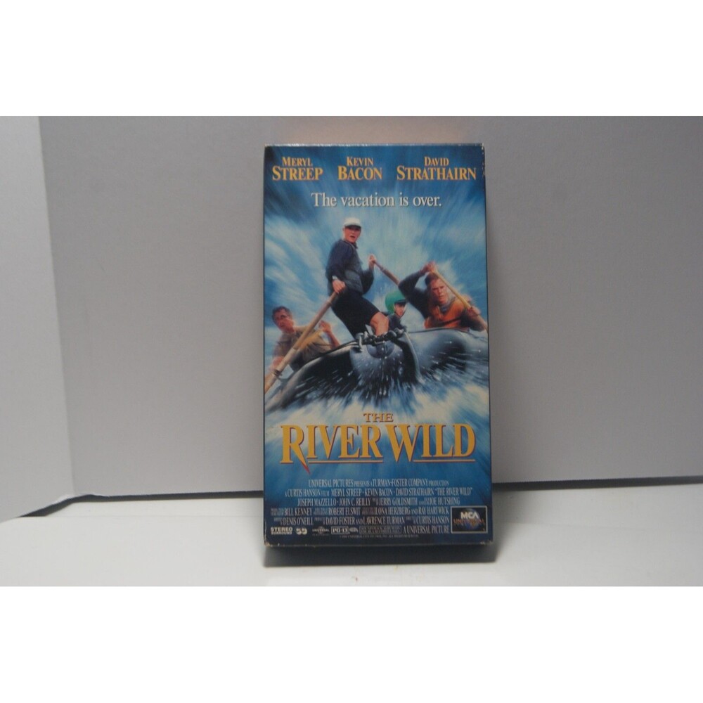 The River Wild (VHS, 1995) Meryll Streep Kevin Bacon Socialpath Thriller
